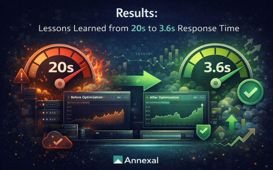 Results & Lessons Learned: From 20s to 3.6s Response Time