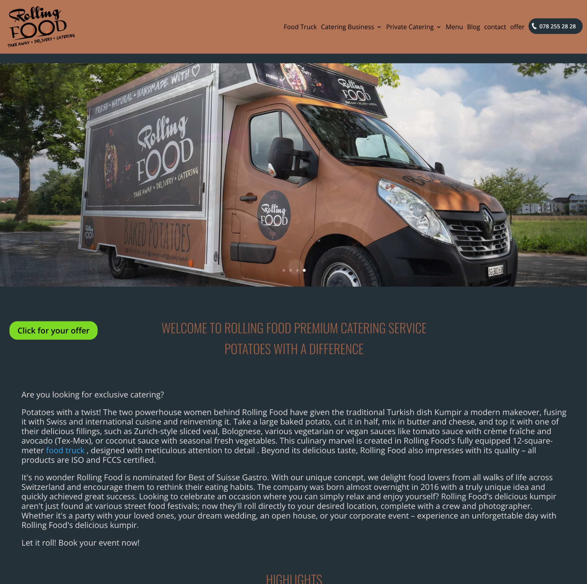 Rolling Food