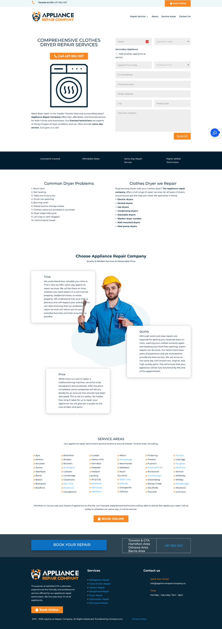 Appliance Repair Company
