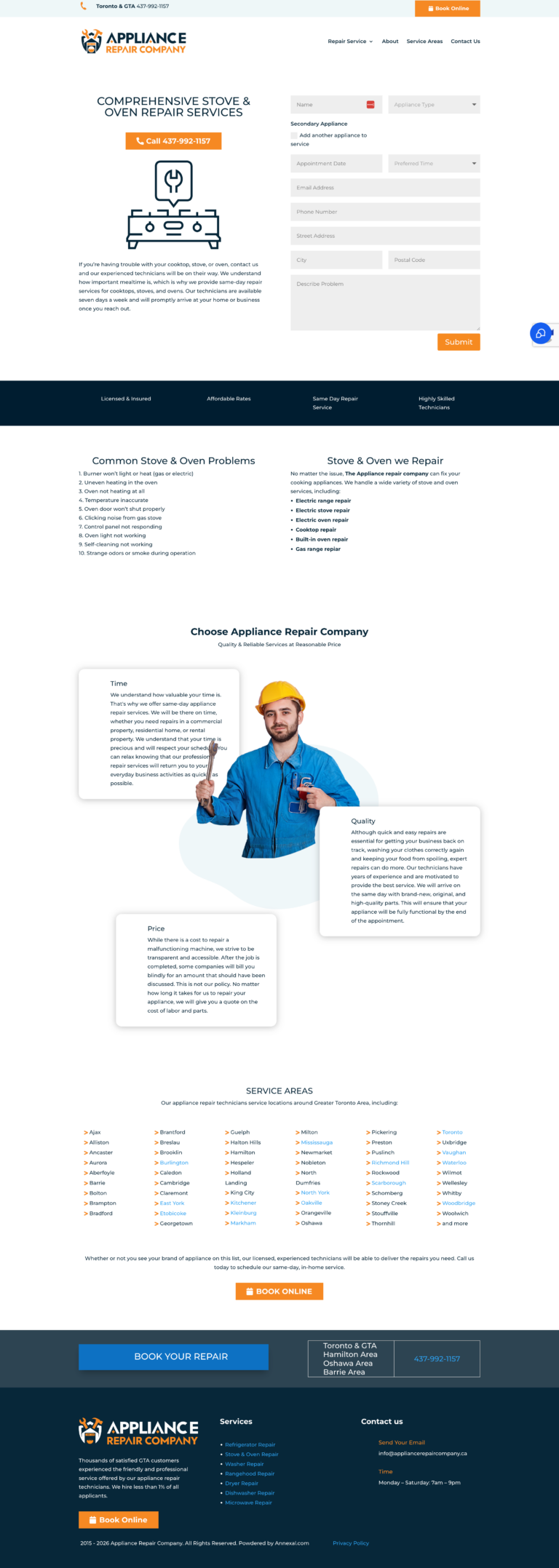 Appliance Repair Company