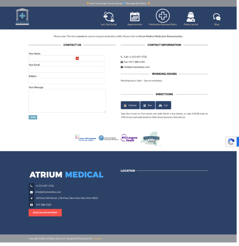 Atrium Medical NYC