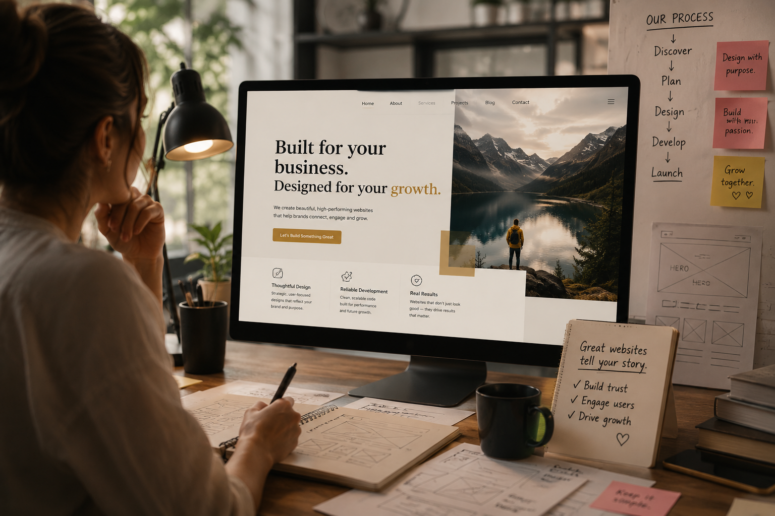 Website Design & Development example